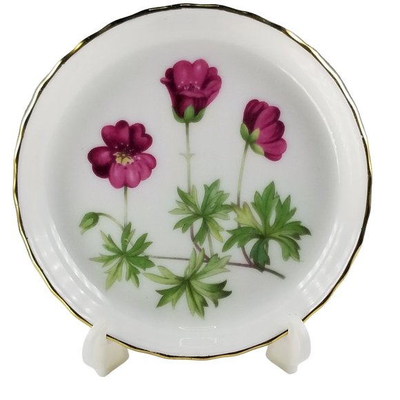 Meadow Minton Bone China Trinket, Coaster, Mint, Candy, Pin Dish Plate England - Picture 4 of 11